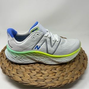 NEW BALANCE Fresh Foam More V4 Running Shoes White Cobalt Size 8